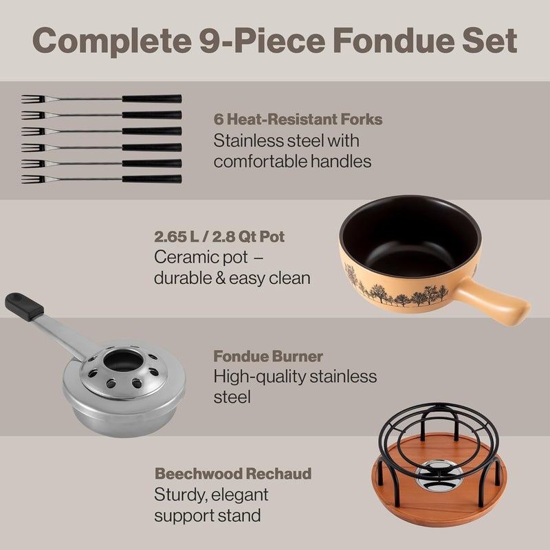 Swissmar F66353 Complete Fondue Set for 6 People - Image 5
